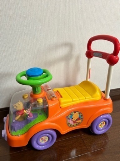 ディズニー 】くまのプーさん 手押し車 乗用おもちゃ 乗り物 (カレー