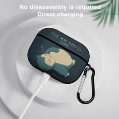 【Airpods Proに適用】AirPods Proケース 全面保護 カバー 保護ケース エアーポッズ プロ ケース 落下防止 カラビナ付き 軽量 PC おしゃれ かわいい の画像