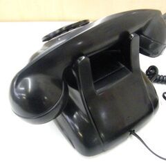 アンティーク 置物 現状品 黒電話 4号 動作不明 レトロ 札幌市厚別区 厚別店の画像
