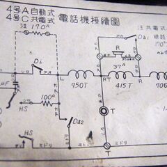 アンティーク 置物 現状品 黒電話 4号 動作不明 レトロ 札幌市厚別区 厚別店の画像
