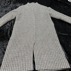 AZUL by moussy アズール チェスターコート S 千鳥柄 アウターの画像