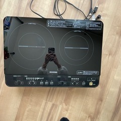 【受け取り手決まりました】2口 IHコンロ　IRIS OHYAM...