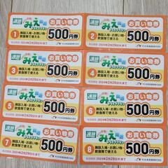 みえ周遊お買い物券　4000円分