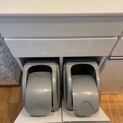 【お譲りします】ディノス　キッチンカウンター2点の画像