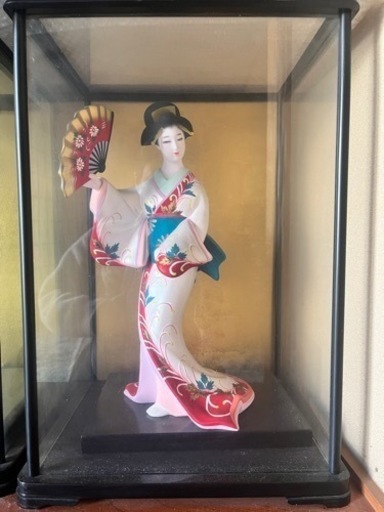 博多人形　ケース付き　5点