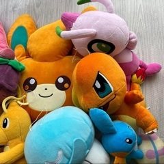 【メルカリで完売のため終了】ポケットモンスター(ポケモン)ぬいぐるみ24点セット　まとめ売りの画像