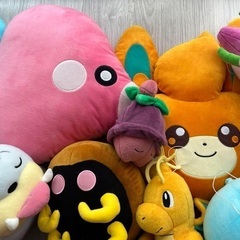 【メルカリで完売のため終了】ポケットモンスター(ポケモン)ぬいぐるみ24点セット　まとめ売りの画像