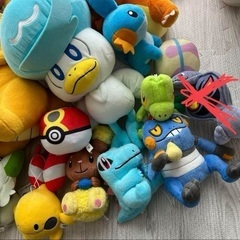 【メルカリで完売のため終了】ポケットモンスター(ポケモン)ぬいぐるみ24点セット　まとめ売りの画像