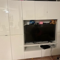 テレビボード付き戸棚