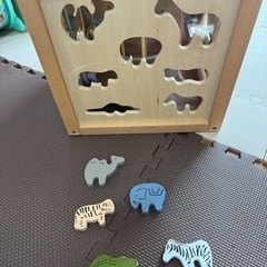 知育玩具　森のあそび箱　パステルカラーの画像