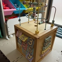 知育玩具　森のあそび箱　パステルカラーの画像