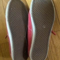VANS スニーカー  赤の画像
