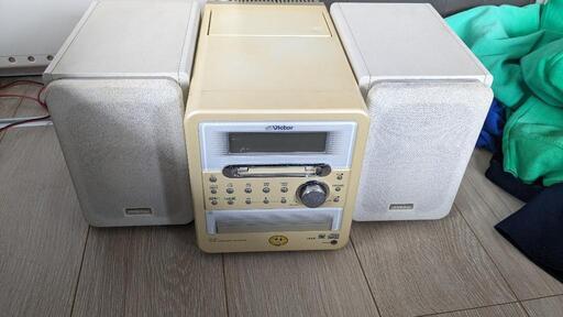 コンポ　MD、CD、カセット、ラジオ