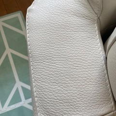 【お譲りします】KEYUCA 革ソファ ヘッドレスト付きの画像