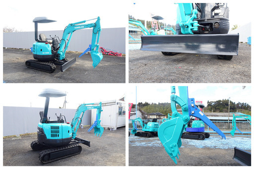 コベルコ:KOBELCO:SK15SR:中古油圧ショベル◆1.5ｔ◆ミニユンボ◆建設機械/走行2速/整備済み/ガチャック仕様/シリンダーオイルシール全交換済み