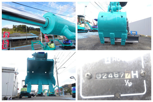 コベルコ:KOBELCO:SK15SR:中古油圧ショベル◆1.5ｔ◆ミニユンボ◆建設機械/走行2速/整備済み/ガチャック仕様/シリンダーオイルシール全交換済み