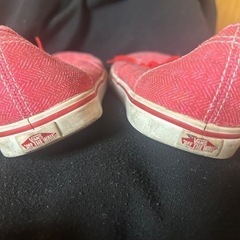 VANS スニーカー  赤の画像