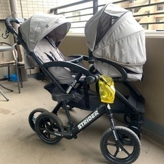 【2024.01.05まで期間限定】ジョイー Joie 2人乗り ベビーカー  定価39,000円の画像