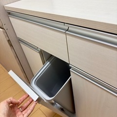 1/21引越しのため！大幅値下げ！【美品】ペールカウンター ゴミ箱 キッチン収納の画像