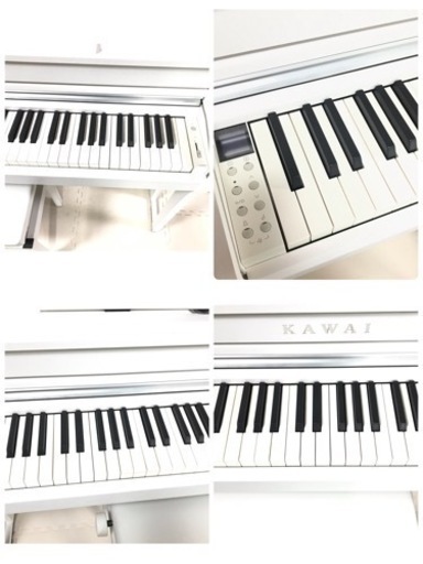 【超美品❗️】上位モデル KAWAI CA4900GP 2021年製/ピュアホワイト 88鍵盤　木製鍵盤 河合 カワイ