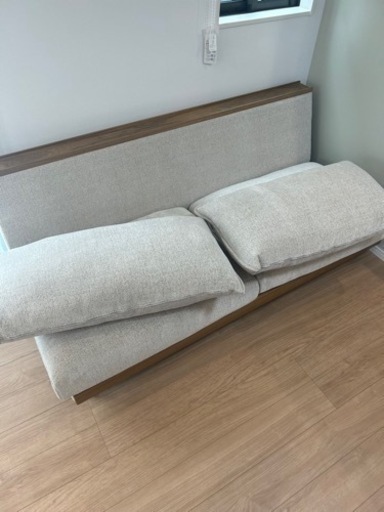 配達可【ソファー　3人掛け】【関家具】クリーニング済み【管理番号12712】
