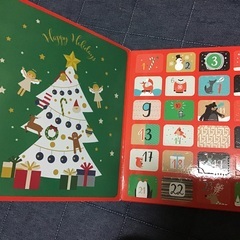 アドベントカレンダー　お菓子入れの画像