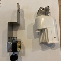 ガードロック　室内錠　　防犯　セキュリティ　錠前　中古　1/2の画像
