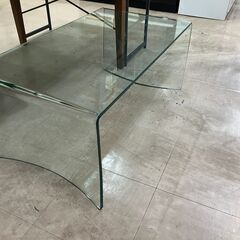 FRANCFRANC フランフラン ガラスセンターテーブル No.265○ ※現金