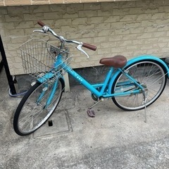 子供用　自転車　青