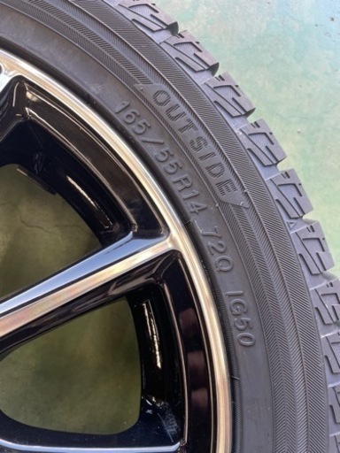 ✩.*˚165/55R14 スタッドレス.ホイールセット美品✩.*˚
