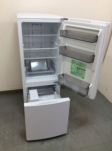（1/8受渡済）YJT8007【TOSHIBA/東芝 2ドア冷蔵庫】極美品 2023年製 GR-U15BS-W 家電 キッチン 冷蔵冷