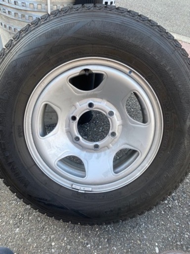 バン用　195/80R15スタッドレスホイール4本セット＋1本セット