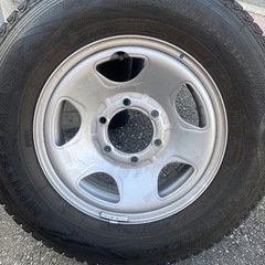バン用　195/80R15スタッドレスホイール4本セット＋1本セットの画像