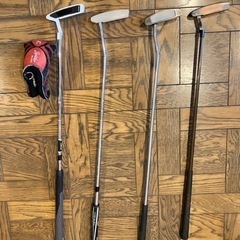 受け渡し予定者様決まりました！パター４本セット⭐︎マジェスティ、テイラーメイドなど　テイラーメイドのパターカバー付き　の画像