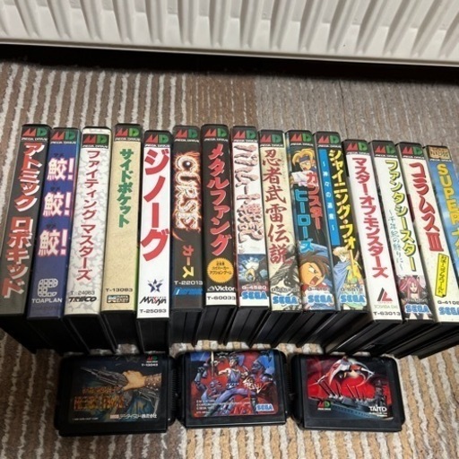 ☆個人出品☆メガドライブ　ソフト18本