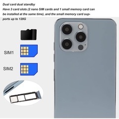 I14pro Max128GBデュアル SIM(青)説明を最後までお読み下さいの画像