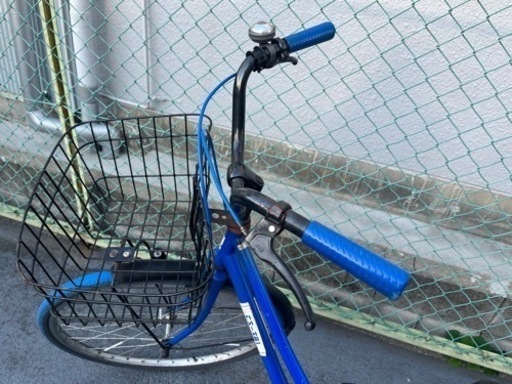 自転車　青