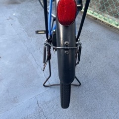 自転車　青の画像