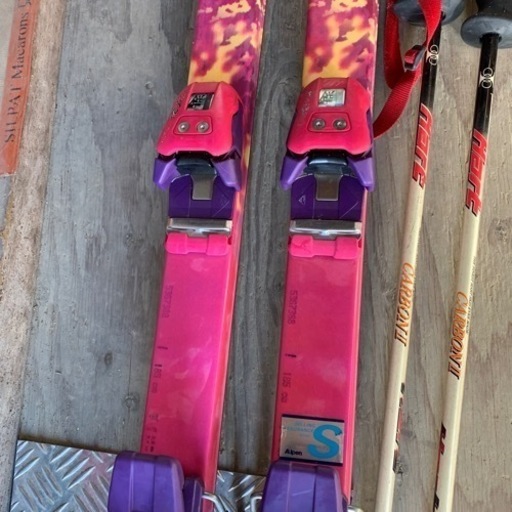 HART スキー板 ピンク/オレンジ セット