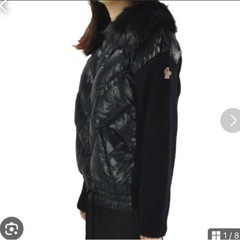 モンクレール レディース　ダウンニットブラック 黒  MONCLER