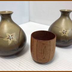 ▼【オシャレな徳利とぐい飲みセット　一位　木製ぐい飲み　コレクシ...