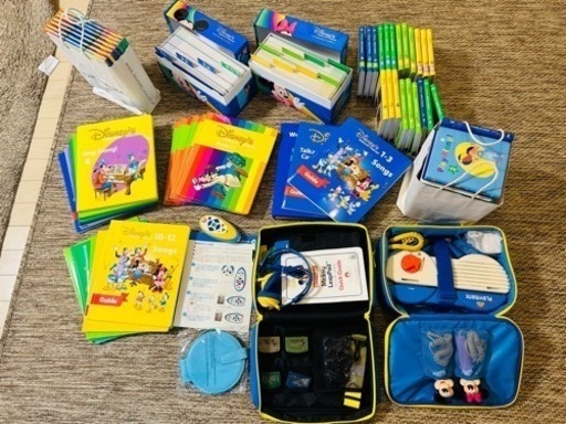 ディズニー　英語　教育　ワールドオブイングリッシュ　美品