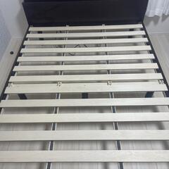 【受付終了】すのこベッド(組み立て式)　ダブルサイズの画像