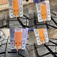 225/65R17 スタッドレスタイヤ　プジョー　ボルボ　シトロエン等　PCD108 の画像