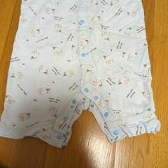 羊柄半袖ロンパースの画像