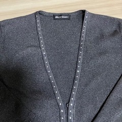 ラメ入りスパンコール付きカーディガンの画像