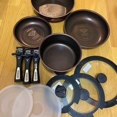 フライパンセット12点（ダイヤモンドコート）