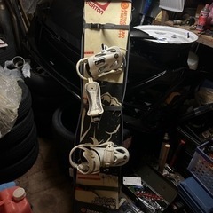 スノーボード　ビンディング　カバー付き