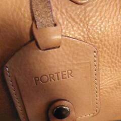 美品 PORTER 吉田カバン シボ革 ボストンバッグの画像