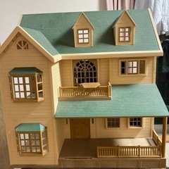 受け渡し決定済み　シルバニアファミリー　緑の屋根の大きなお家の画像
